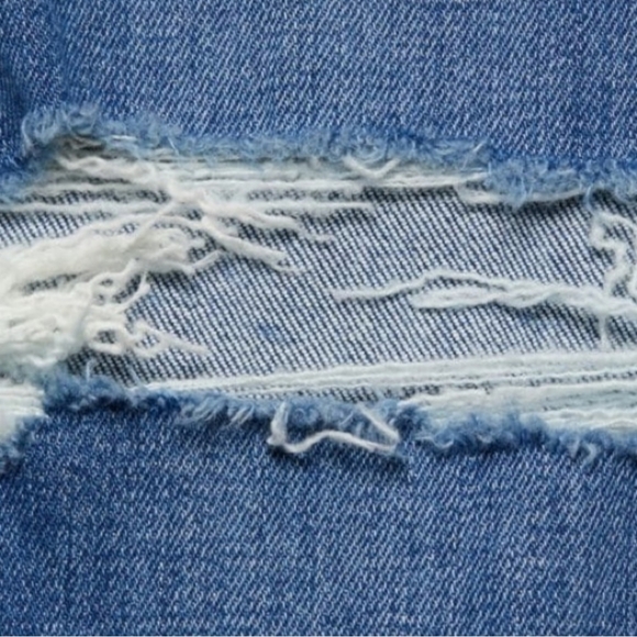 Paige Leenah high-rise wide-leg deconstructed jeans - Picture 5 of 13